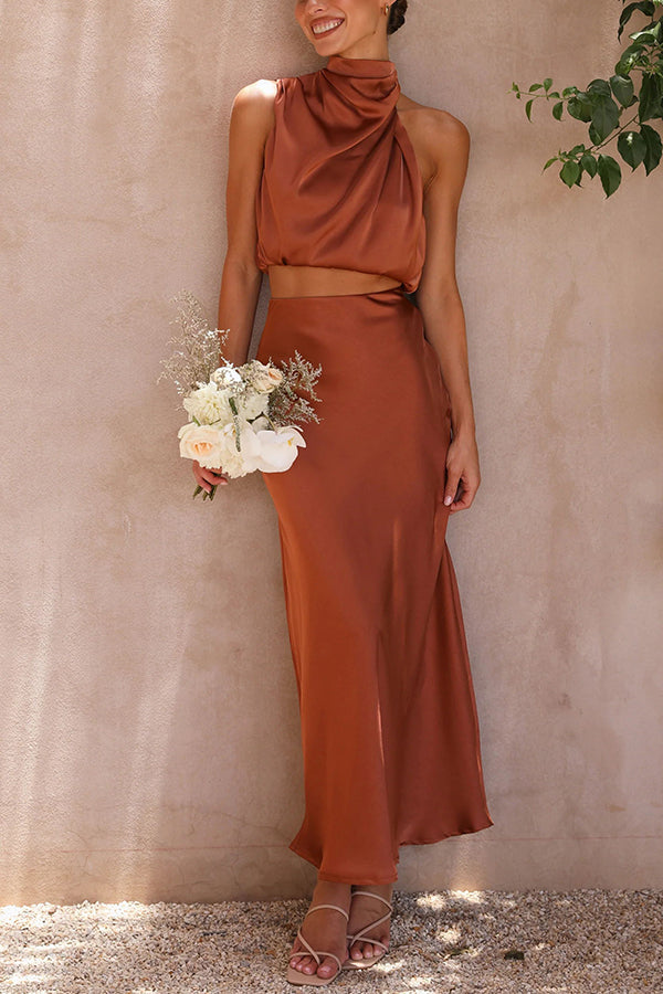 Annie | ENSEMBLE ÉLÉGANT EN SATIN