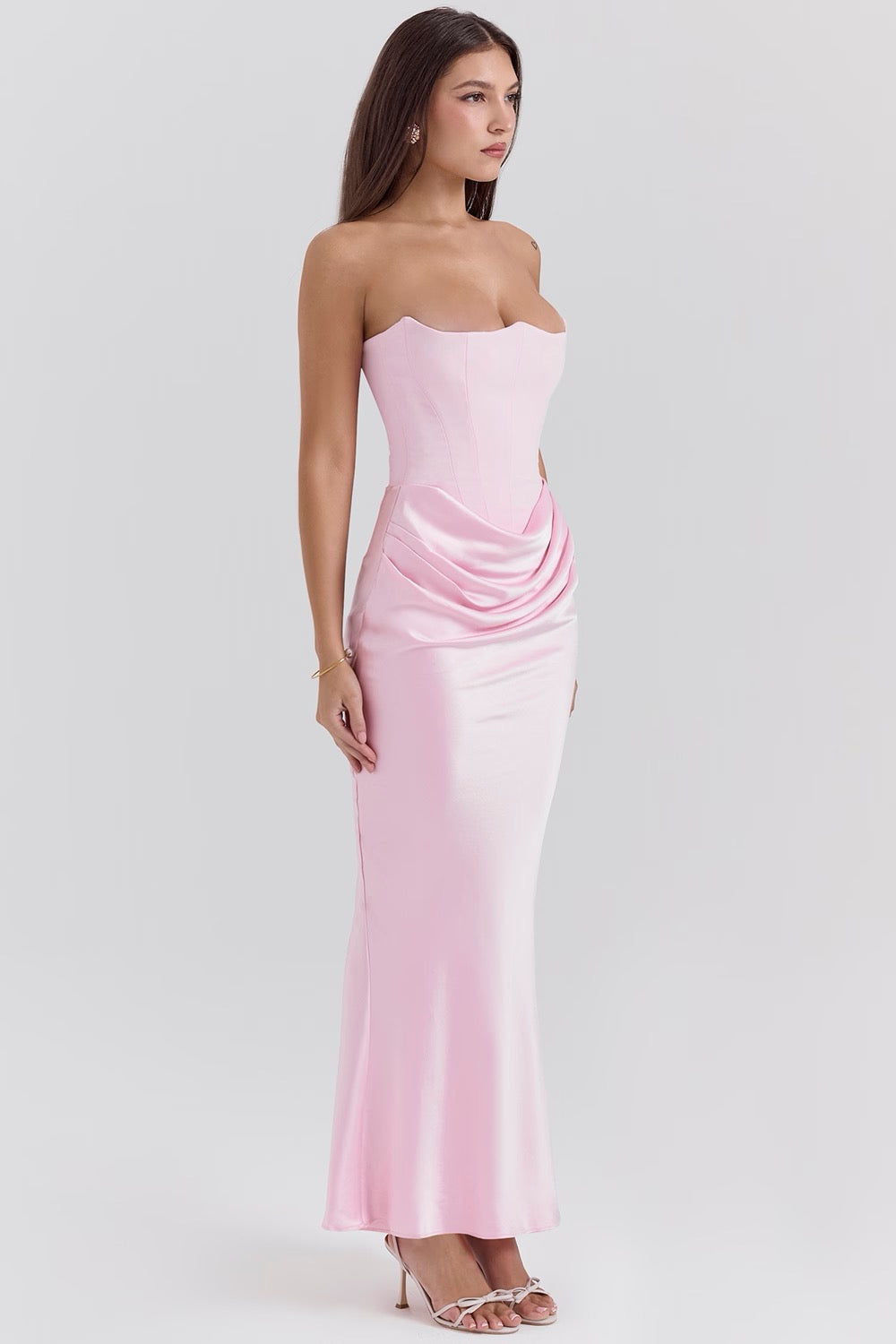 LAURE | ROBE LONGUE À BRETELLES