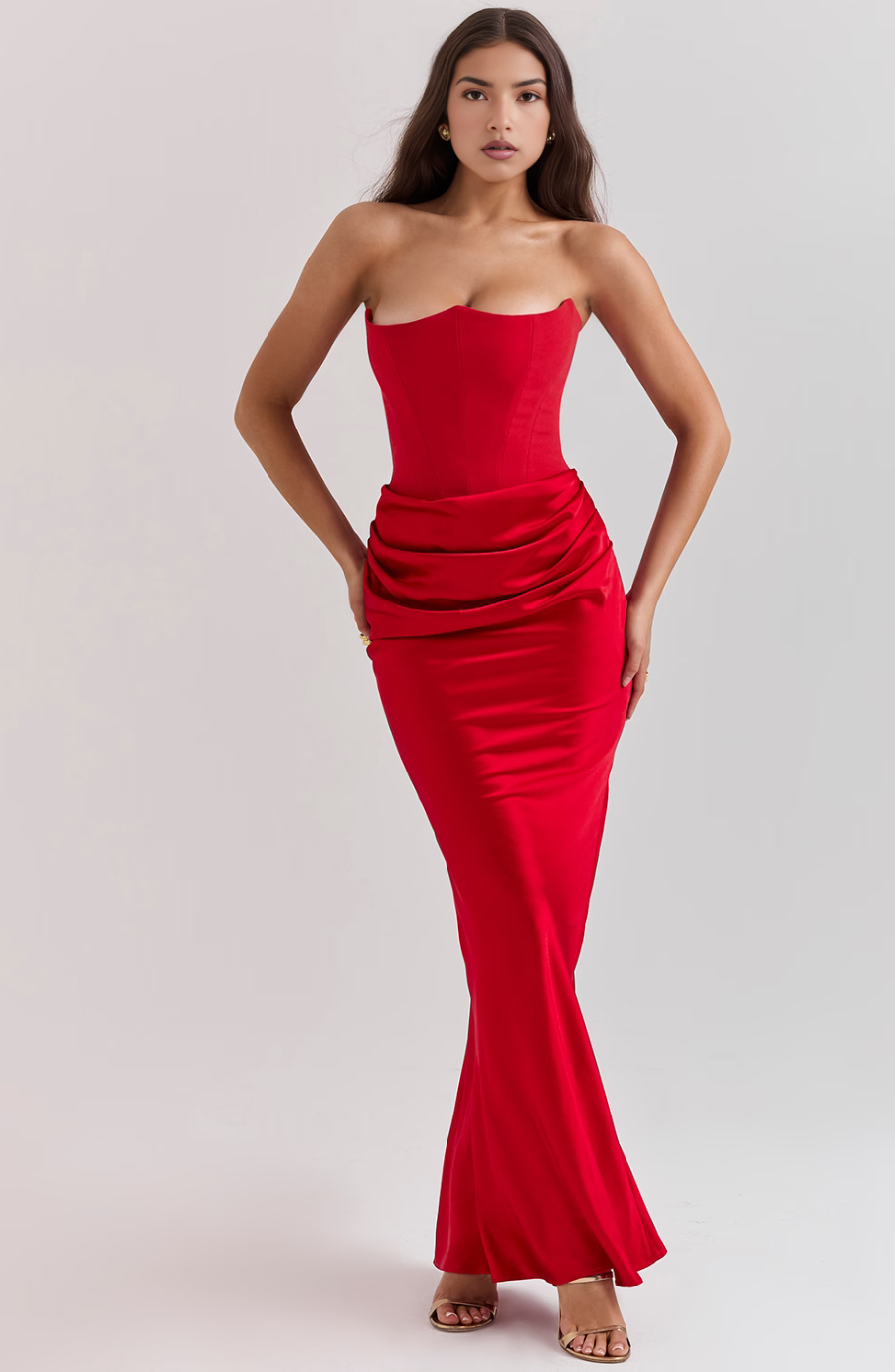 LAURE | ROBE LONGUE À BRETELLES
