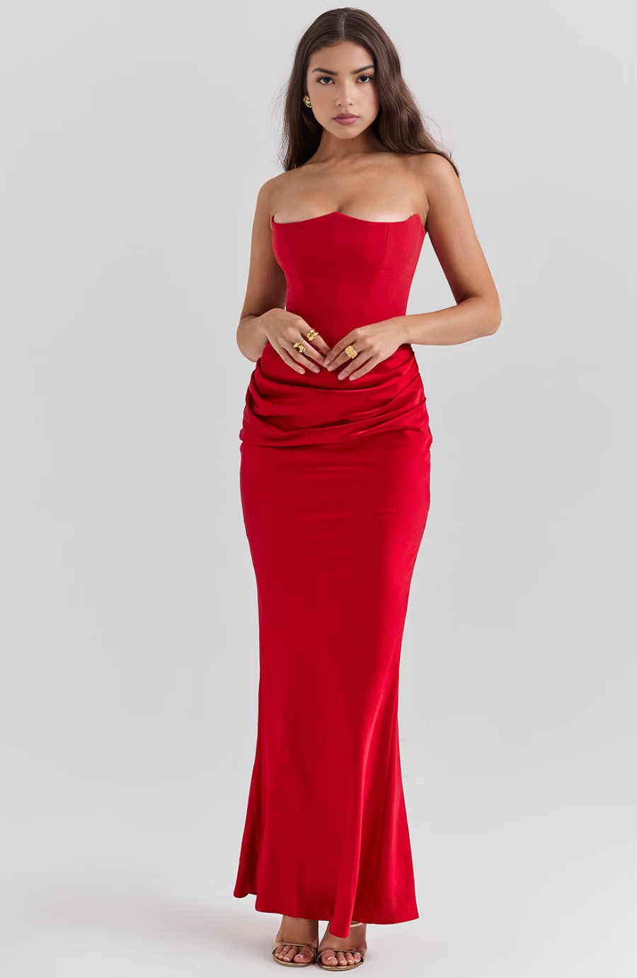 LAURE | ROBE LONGUE À BRETELLES