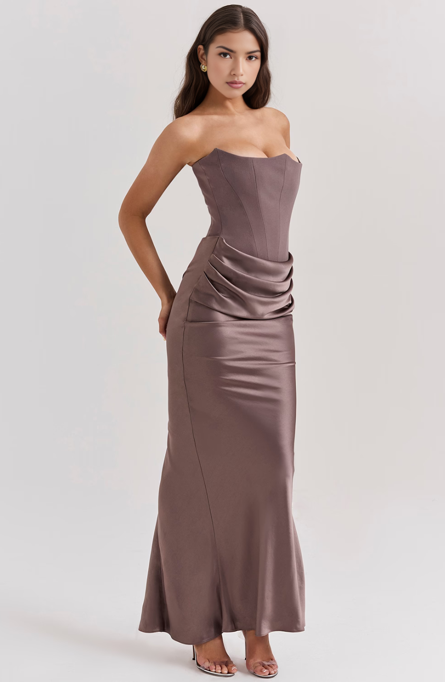 LAURE | ROBE LONGUE À BRETELLES