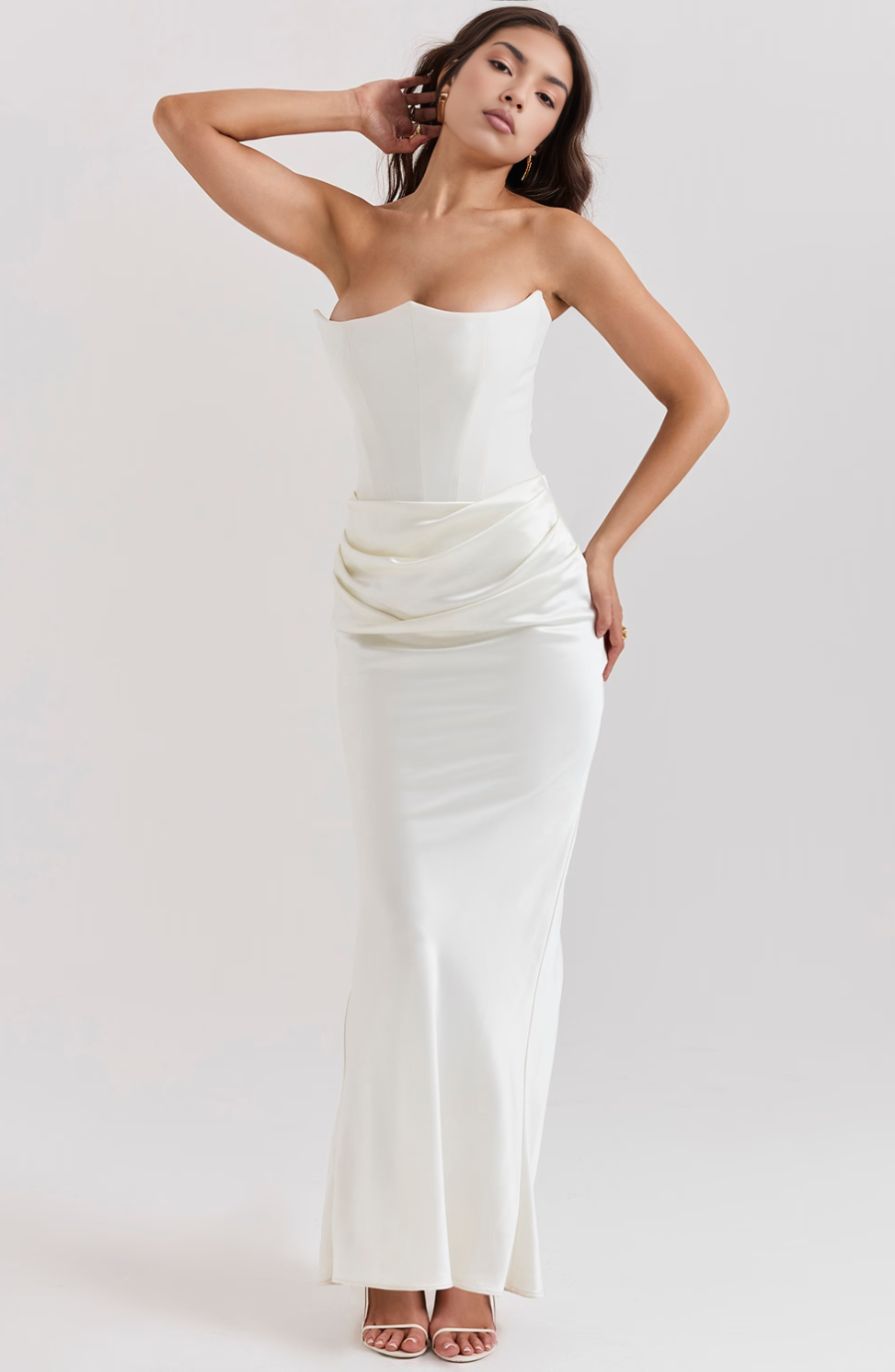 LAURE | ROBE LONGUE À BRETELLES