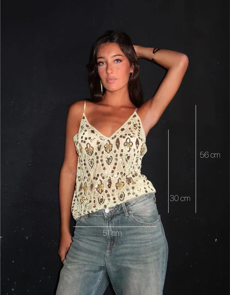 KATE | EMBELLISHED TOP