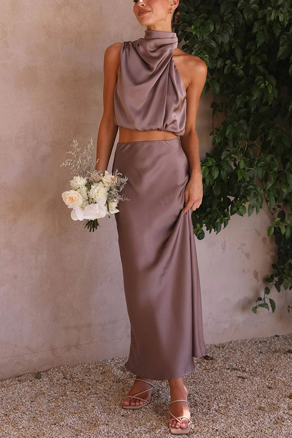 Annie | ENSEMBLE ÉLÉGANT EN SATIN