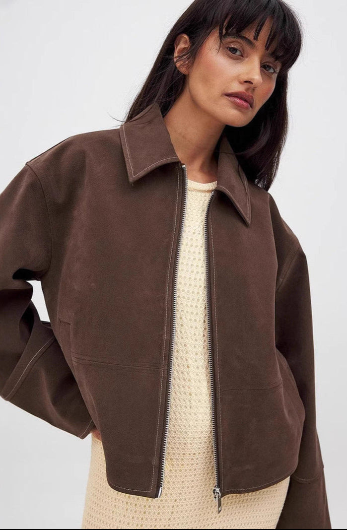 Rhea | Veste Zippée Coupe Droite