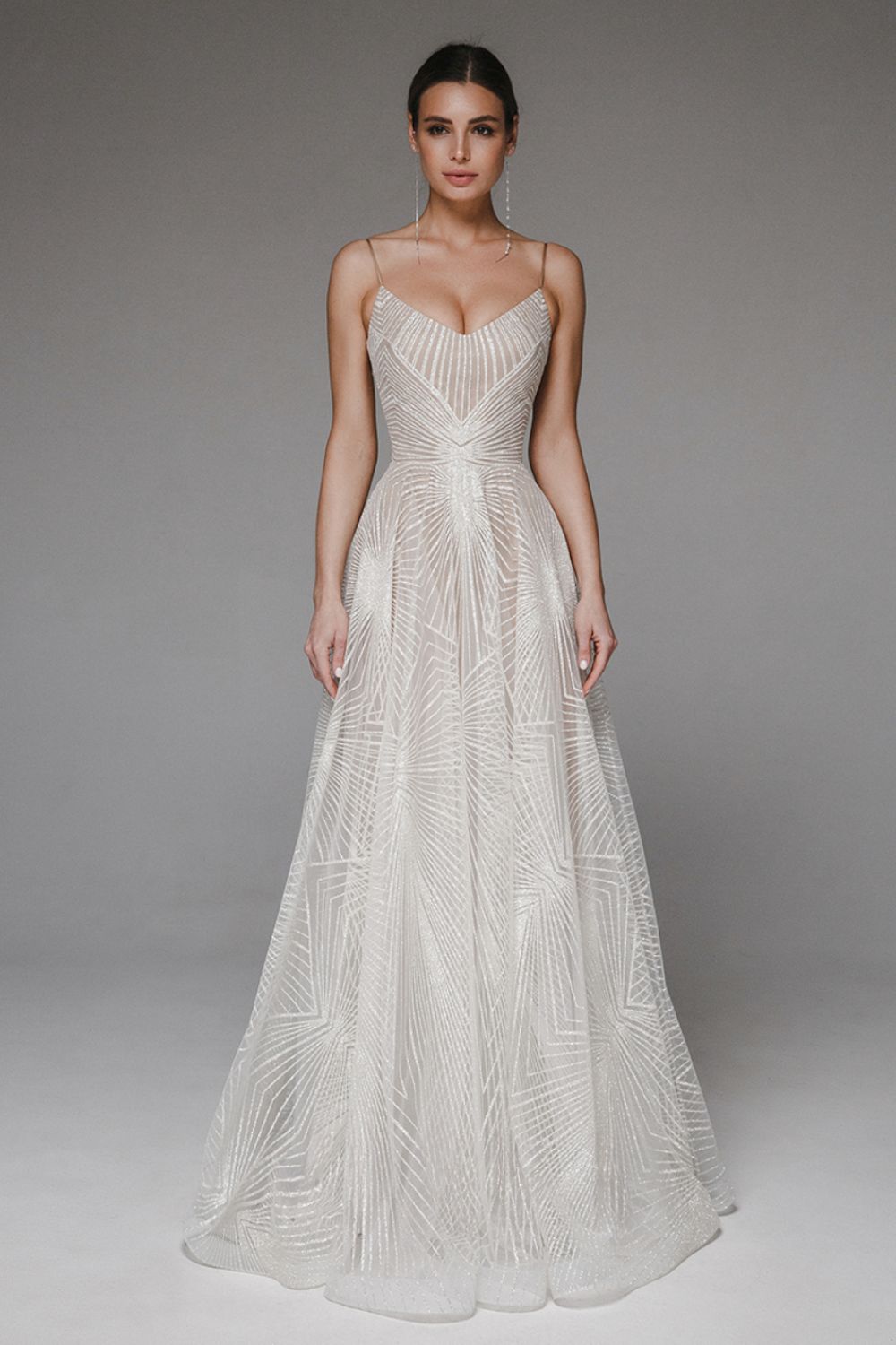 Elsa | Robe Brodée Dos en V