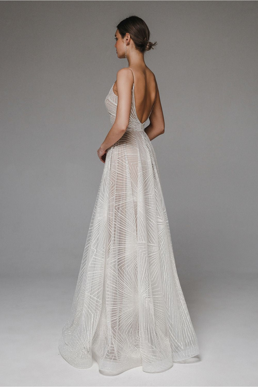 Elsa | Robe Brodée Dos en V