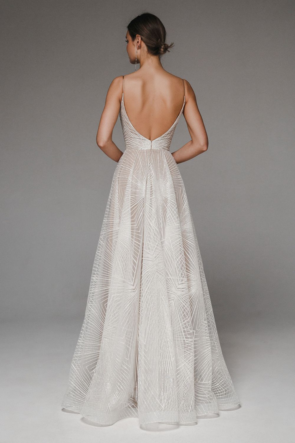 Elsa | Robe Brodée Dos en V