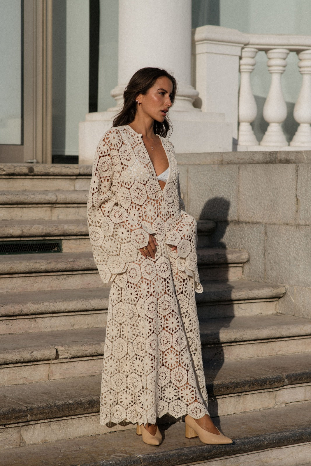 Alma | Robe Longue en Dentelle
