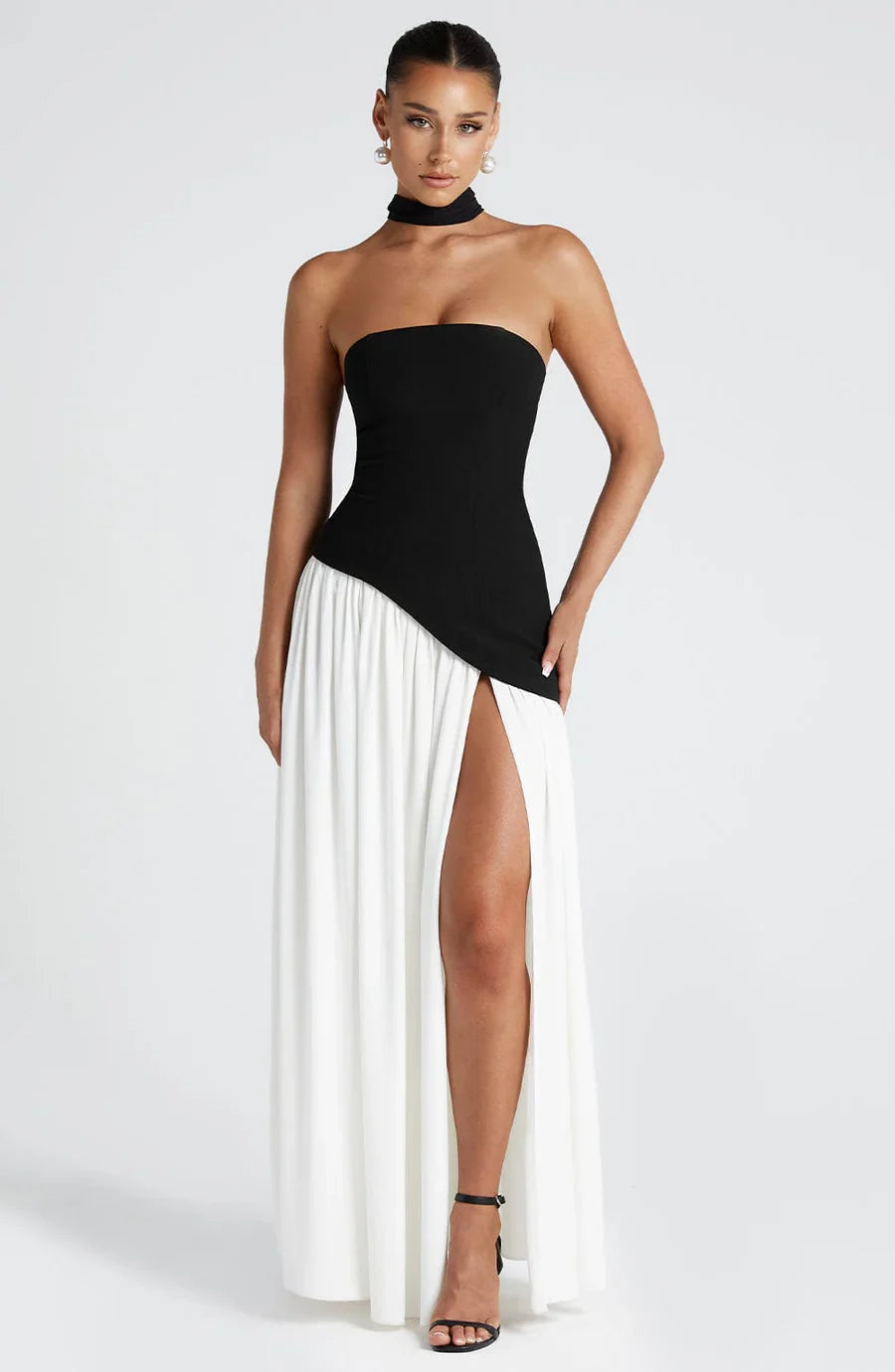 Micah I | Robe Longue Fendue Élégante